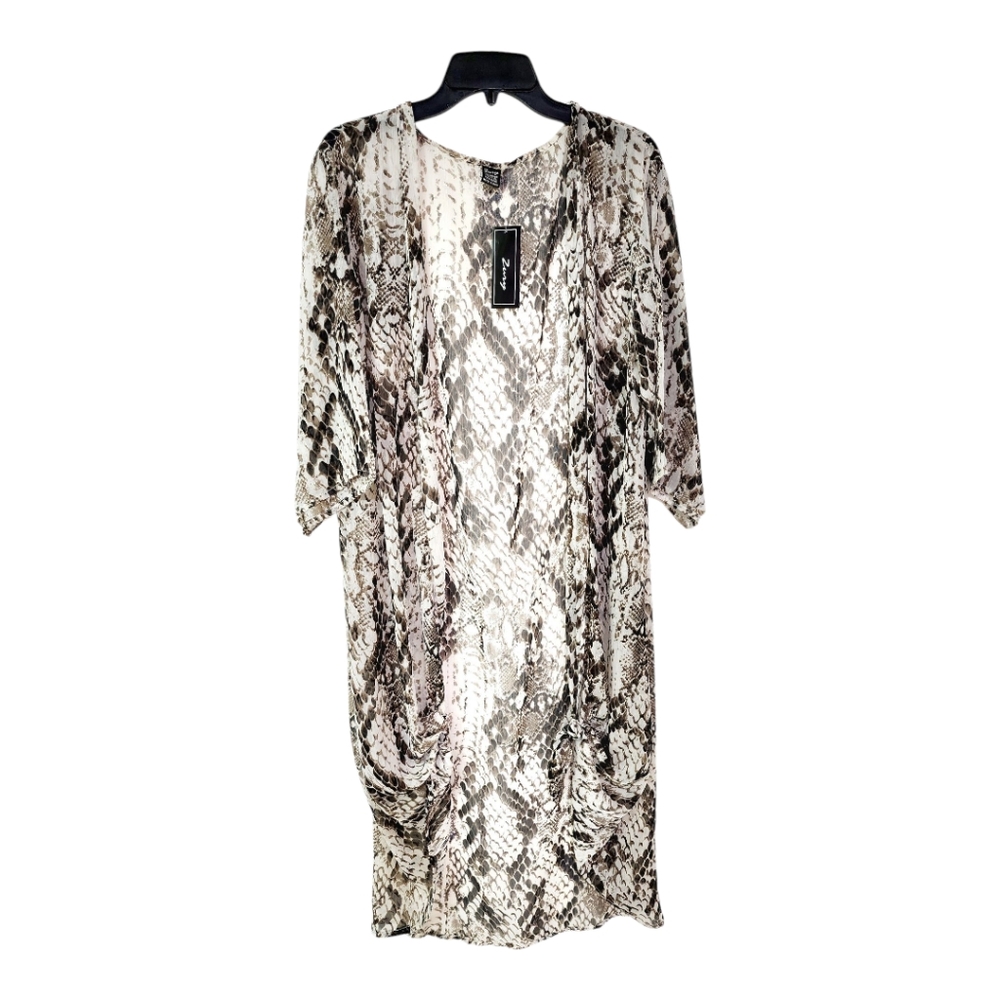 Snake Print Kimono Kaftan One Size - NWT